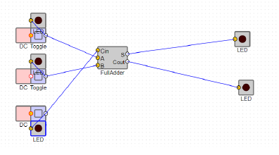 full adder simulé