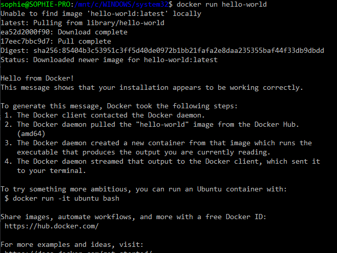 Docker Hello World