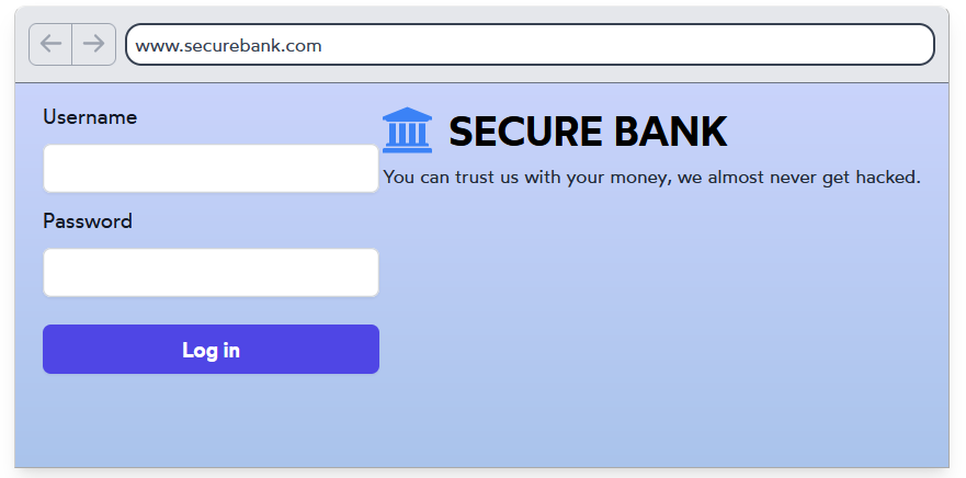 secure bank