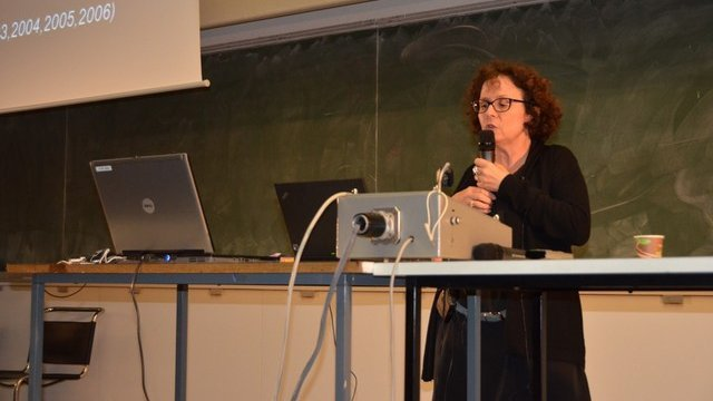 Photo de Margaret Hamlton à une conférence