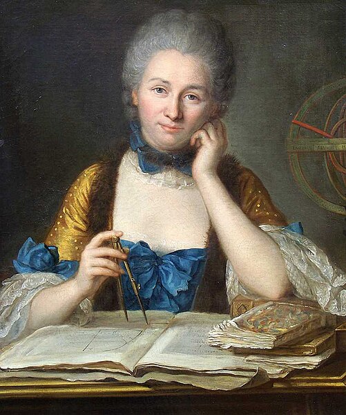 Portrait d'Emilie du Chatelet