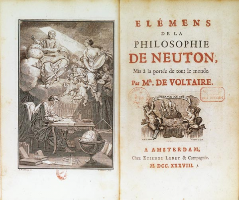 La traduction et les commentaires des Principia de Newton par Émilie du Châtelet